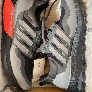 Men's UltraBOOST All Terrain Running Shoes in Black Knit by Adidas; US 7 & US 8